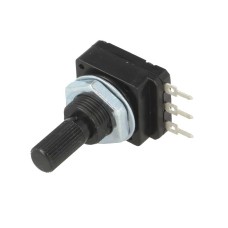 Potentiometru rotativ, 220kΩ, mono, liniar, 60mW, SR PASSIVES, 16PMI-220K, T201578