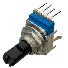 Potentiometru rotativ, 50kΩ, liniar, 50mW, BOURNS, PTV111-3415A-B503, T201714