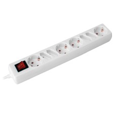 Prelungitor 4x 2.5 A, 4x 16 A, alb, 1.4m, cu intrerupator, Commel, 524546 Prelungitor 4x 2.5 A, 4x 16 A, alb, 1.4m, cu intrerupator, Commel, 524546