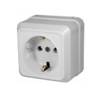 Priza simpla, cu impamantare, fixare pe perete, PT - 111862 Priza simpla, cu impamantare, fixare pe perete, PT - 111862