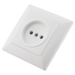 Priza retea, simpla, fara impamantare, intenc, 250V, 16A, 130180