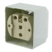 Priza simpla, cu impamantare, ceramica, PT, 201771