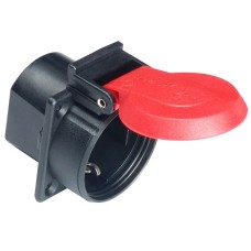 Priza cu impamantare, montare pe perete, IP54, Commel, 524460 Priza cu impamantare, montare pe perete, IP54, Commel, 524460