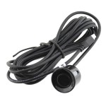 Senzor de parcare de schimb, 22mm, negru, 654700