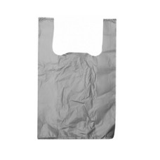 Punga polietilena, gri, mat, 320x500mm, 100 bucati - 134018