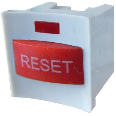 Buton reset, cu led, fara retinere, 15x15x16mm, 124615