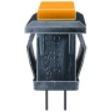 Intrerupator fara retinere, portocaliu, 0,5A, 250V, 14x14x19mm, 124636