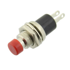 Push buton fara retinere, rosu, 27x9mm, 124701 Push buton fara retinere, rosu, 27x9mm, 124701