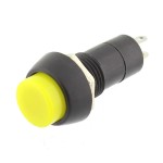 Push buton cu retinere, galben, 3A, 250V, 39x18mm, 124707