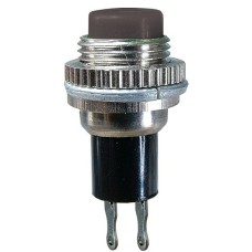 Intrerupator fara retinere, negru, 25x13mm, 124710