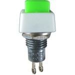 Push buton fara retinere, verde, 2A, 250V, 32x15mm, 124715