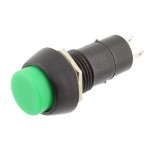 Push buton fara retinere, verde, 3A, 250V, 39x18mm, 124721