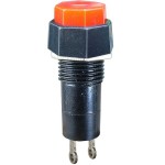 Push buton cu retinere, rosu, 3A, 250V, 40x16mm, 124731