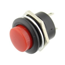 Push buton fara retinere, rosu, 20x19mm, 124734
