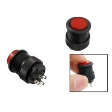 Push buton cu retinere, rosu, cu LED, 3A, 250V, 29x18mm, 124750 Push buton cu retinere, rosu, cu LED, 3A, 250V, 29x18mm, 124750