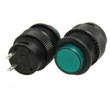 Push buton cu retinere, verde, cu LED, 3A, 250V, 29x18mm, 124754 Push buton cu retinere, verde, cu LED, 3A, 250V, 29x18mm, 124754