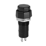 Intrerupator cu retinere, 3A, 250V, 40x16mm, negru, 124755