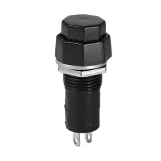 Intrerupator cu retinere, 3A, 250V, 40x16mm, negru, 124755 Intrerupator cu retinere, 3A, 250V, 40x16mm, negru, 124755