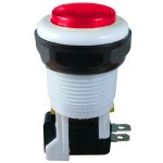 Push buton fara retinere, rosu, 1,5A, 250V, 28,3x62,8mm, 124760