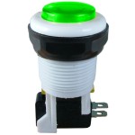 Push buton fara retinere, verde, 1,5A, 250V, 28,3x62,8mm, 124761