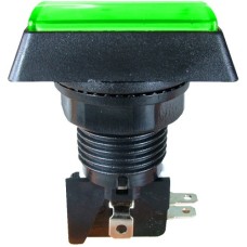Intrerupator fara retinere, verde, 15A, 250V, 43x50x33mm, 124766 Intrerupator fara retinere, verde, 15A, 250V, 43x50x33mm, 124766