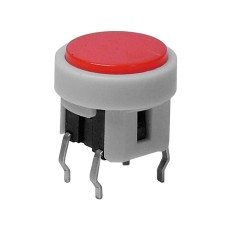 Intrerupator fara retinere, ON-OFF, 10x12mm, rosu, 168387 Intrerupator fara retinere, ON-OFF, 10x12mm, rosu, 168387