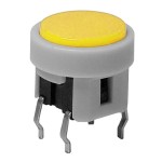 Intrerupator fara retinere, ON-OFF, 10x12mm, galben, 168389 Intrerupator fara retinere, ON-OFF, 10x12mm, galben, 168389