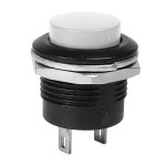 Intrerupator fara retinere, 3A, 250V, 25x21mm, alb, 168423