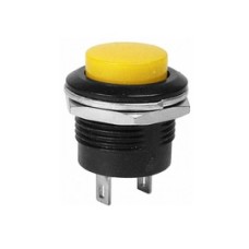 Push buton fara retinere, galben, contact normal deschis, 168428 Push buton fara retinere, galben, contact normal deschis, 168428