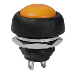 Intrerupator fara retinere, 3A, 125V, 21x17mm, portocaliu, 168674