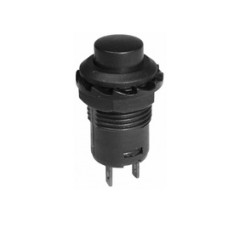 Push buton fara retinere, negru, 1,5A, 250V, 30x16mm, 168700