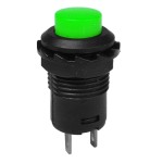 Intrerupator fara retinere, 1.5A, 250V, 30x16 mm, verde, 168703