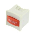 Buton pentru resetare, 15x15mm, cu retinere, 654695 Buton pentru resetare, 15x15mm, cu retinere, 654695