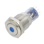 Intrerupator anti-vandalism, ON-(ON), Ø16.2mm, BULGIN, MP0045/1E1BL012S, T154558 Intrerupator anti-vandalism, ON-(ON), Ø16.2mm, BULGIN, MP0045/1E1BL012S, T154558