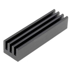 Radiator de racire, AL6063-T5, 25,4x6,35x4,83mm, Stonecold - 006144