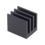 Radiator DIL-IC, PLCC, SMD, 17x3,5x15,24mm, Fischer Elektronik - 006189