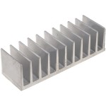 Radiator aluminiu, 40x124x35mm - 006237