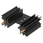 Radiator SOT32, TO220, TO3P, 25,4mm, Fischer Elektronik - 006280