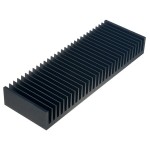 Radiator aluminiu, 100x300x40mm, Fischer Elektronik - 006346