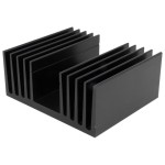 Radiator aluminiu, 100x120x50mm, Fischer Elektronik - 006350