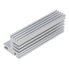 Radiator capsule TO220, 84x30x31mm, Fischer Elektronik - 006357