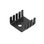 Radiator presat, aluminiu, 19x19mm, negru, STONECOLD, HS-001, T136801 Radiator presat, aluminiu, 19x19mm, negru, STONECOLD, HS-001, T136801