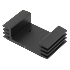 Radiator extrudat, 25x43mm, negru, STONECOLD, HS-143, T136842