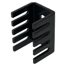 Radiator presat, aluminiu, 19.05mm x 13.21mm, neagra, STONECOLD, HS-S03, T136850 Radiator presat, aluminiu, 19.05mm x 13.21mm, neagra, STONECOLD, HS-S03, T136850