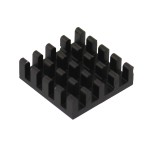 Radiator extrudat, aluminiu, 19mm x 19mm, neagra, FISCHER ELEKTRONIK, ICKBGA19X19X6, T136865