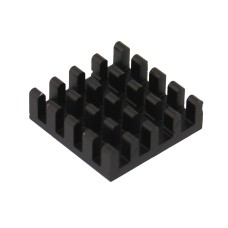 Radiator extrudat, aluminiu, 19mm x 19mm, neagra, FISCHER ELEKTRONIK, ICKBGA19X19X6, T136865