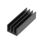 Radiator extrudat, aluminiu, 17x6.3x4.8mm, negru, FISCHER ELEKTRONIK, T136894 Radiator extrudat, aluminiu, 17x6.3x4.8mm, negru, FISCHER ELEKTRONIK, T136894