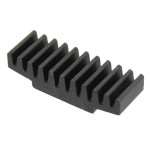 Radiator extrudat, aluminiu, 10x30mm, negru, FISCHER ELEKTRONIK, ICKSMDC10SA, T136903