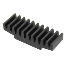 Radiator extrudat, aluminiu, 10x30mm, negru, FISCHER ELEKTRONIK, ICKSMDC10SA, T136903