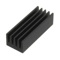 Radiator extrudat, aluminiu, 21x8mm, negru, FISCHER ELEKTRONIK, ICKSMDF21SA, T136910